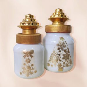 Recipiente decorativo color navideño para tu hogar